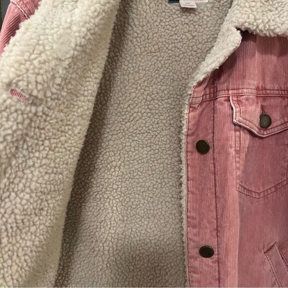 Roxy Desert Sands Sherpa-Lined Corduroy Jacket Size S - Picture 7 of 9